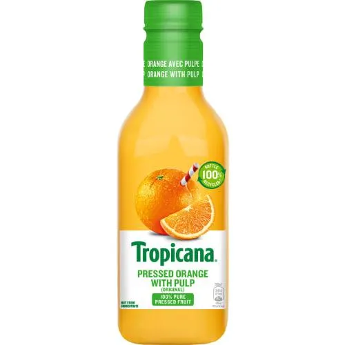 Pressed Orange With Pulp Juice