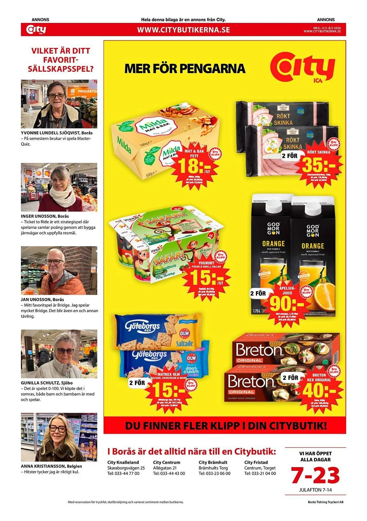 ICA Kvantum reklamblad från 2 februari till 8 februari 2026 - Reklamblad sidor 16