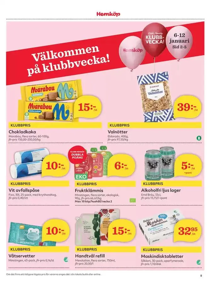 Top-deals för alla kunder från 6 januari till 12 januari 2025 - Reklamblad sidor 5
