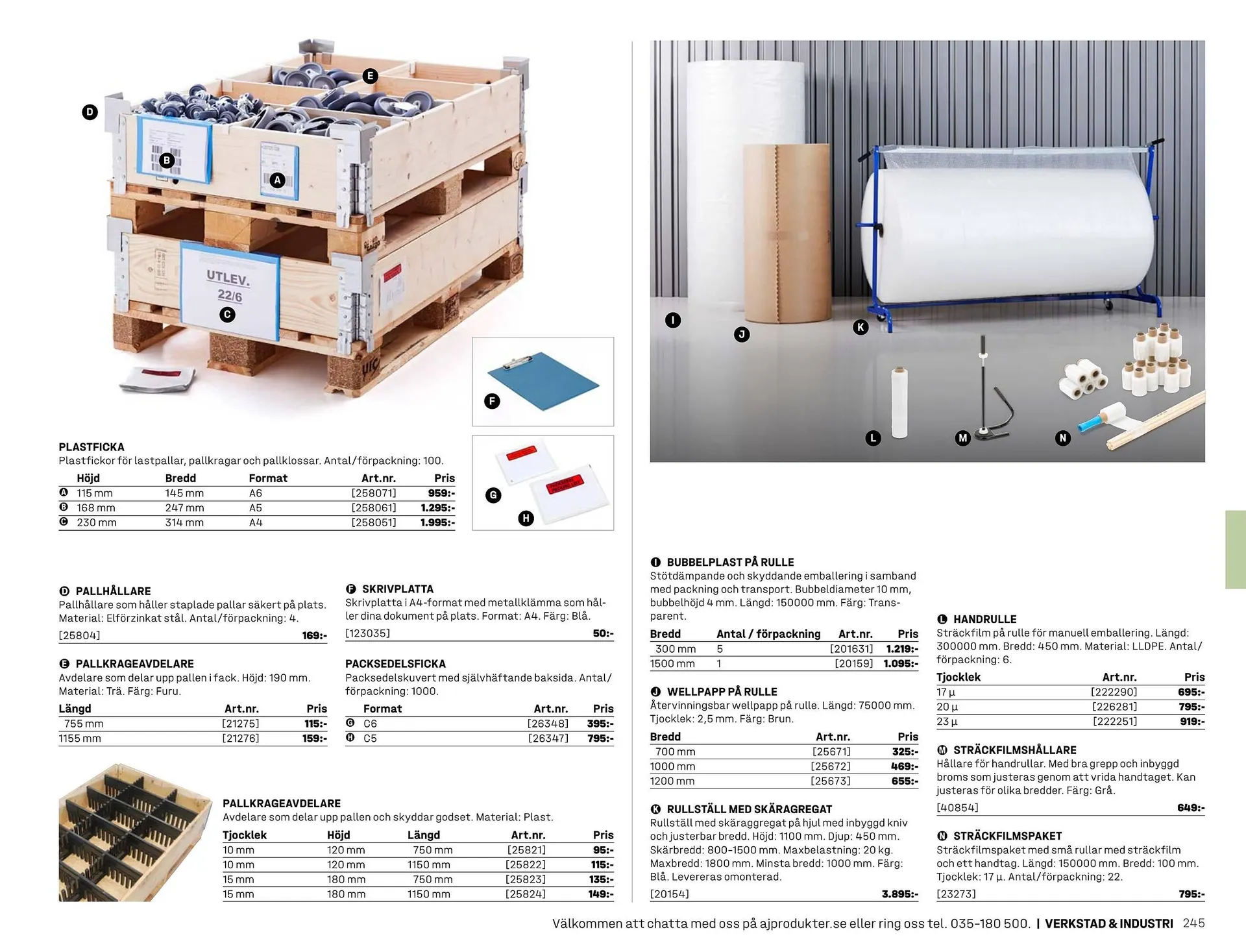 AJ Produkter reklamblad från 1 januari till 31 december 2025 - Reklamblad sidor 245