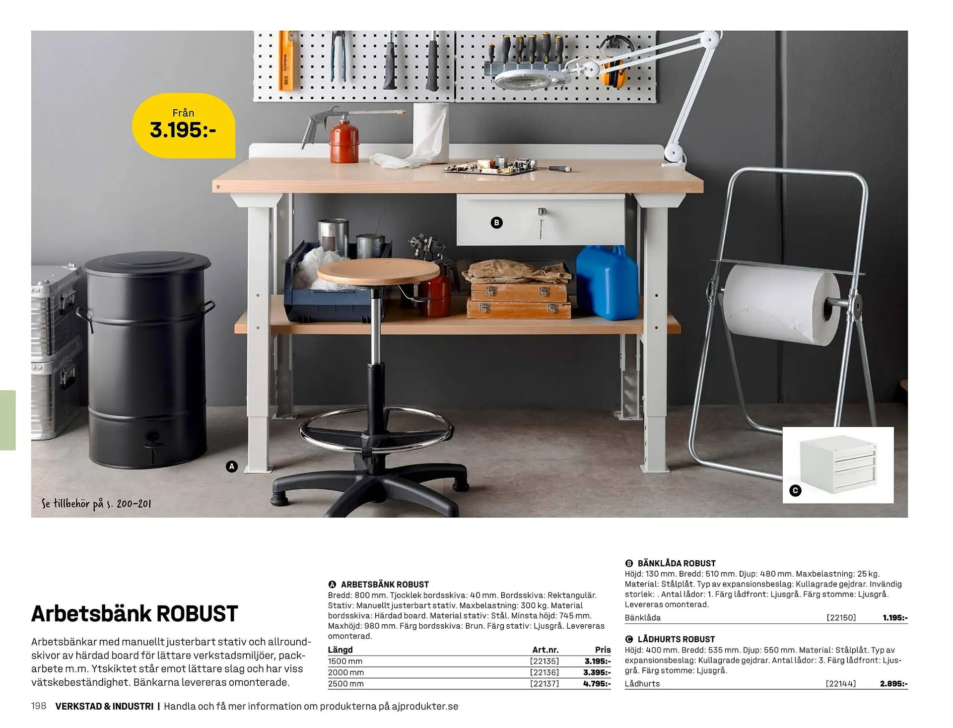 AJ Produkter reklamblad från 1 januari till 31 december 2025 - Reklamblad sidor 198