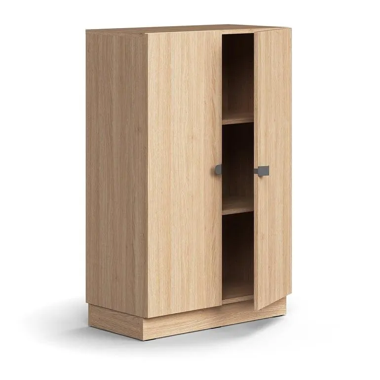 2 hyllplan, sockel, handtag, 1252x800x420 mm, ek