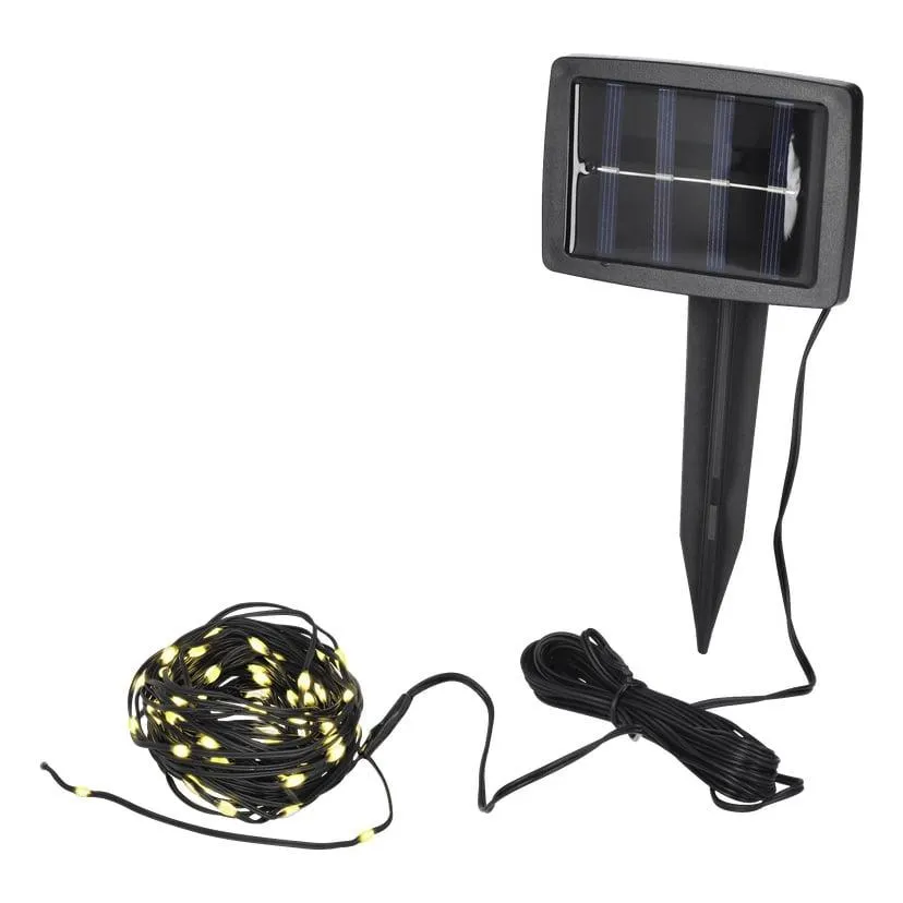 Solcellsdriven ljusslinga LED 9,9 m