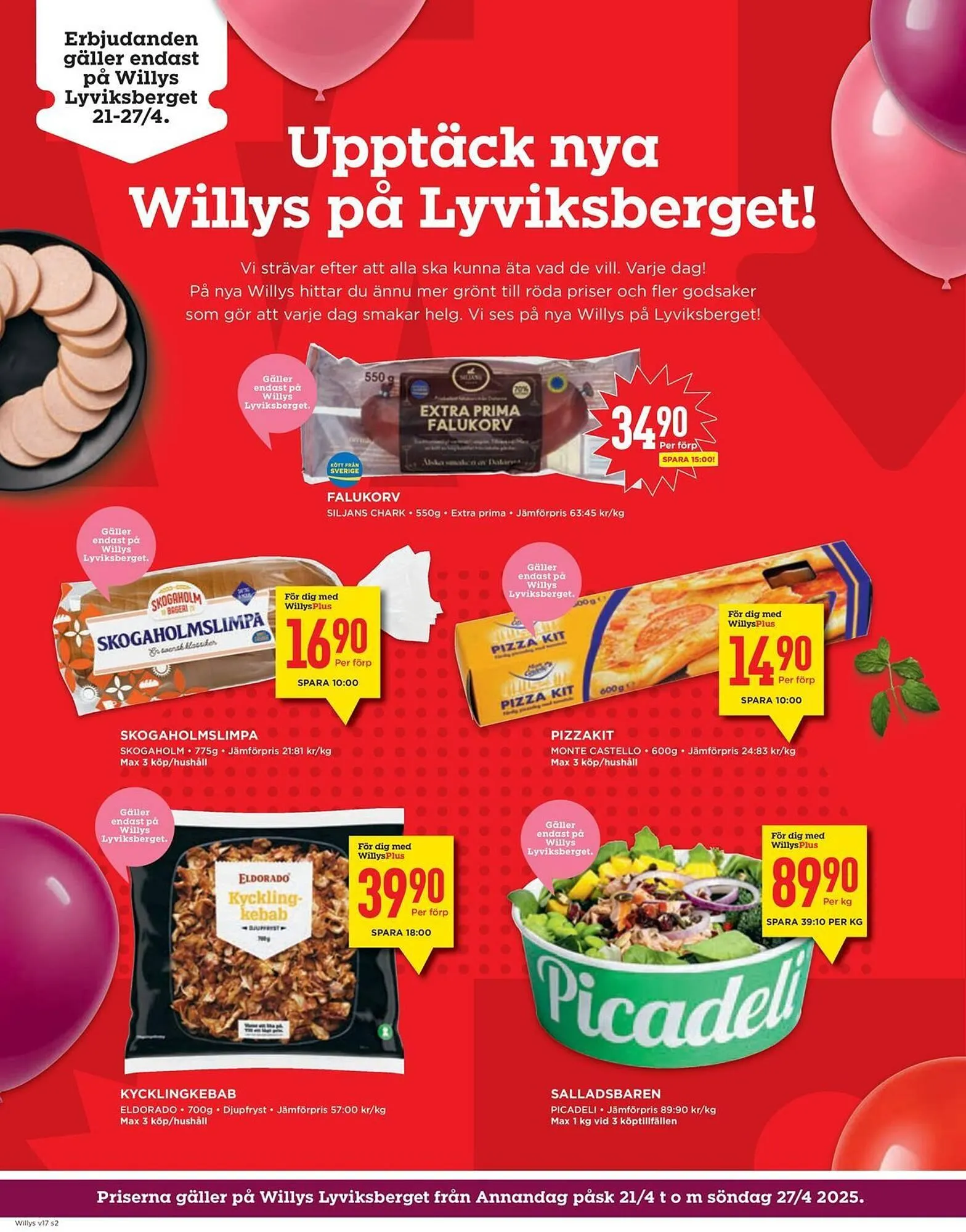 Willys reklamblad från 17 april till 27 april 2025 - Reklamblad sidor 2