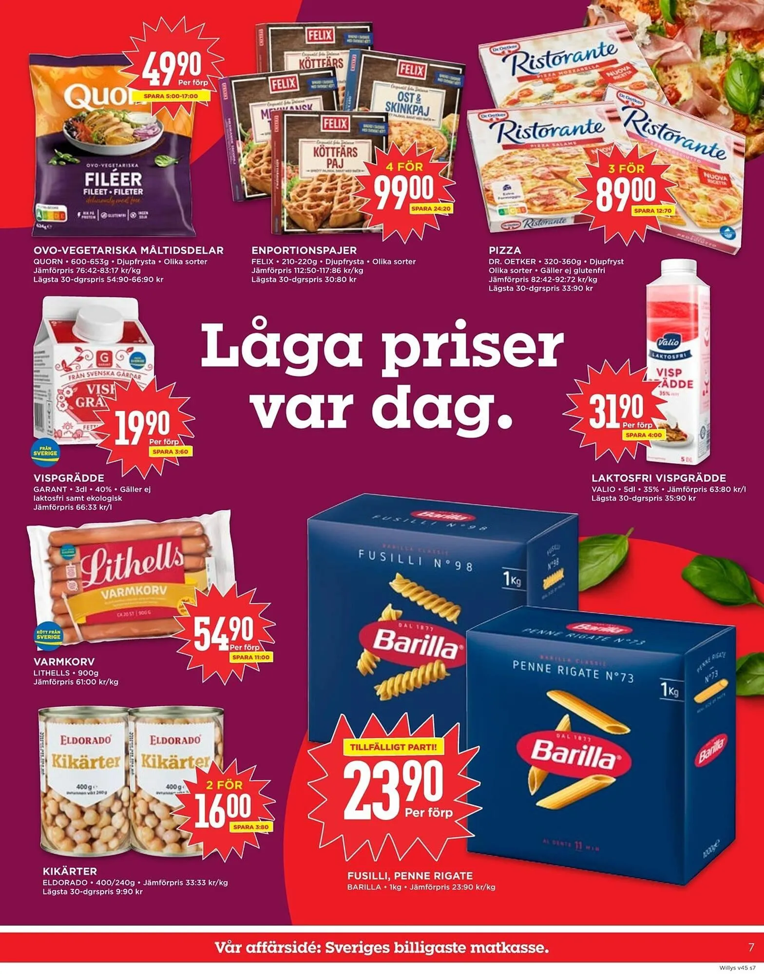 Willys reklamblad från 3 november till 9 november 2025 - Reklamblad sidor 7