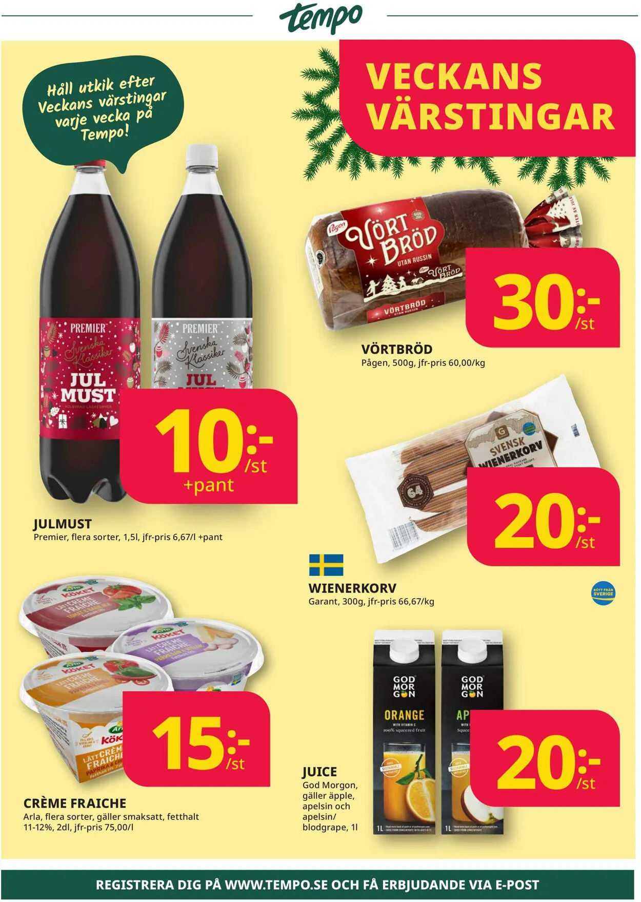 Tempo - Jul 2023 från 27 november till 6 december 2023 - Reklamblad sidor 4
