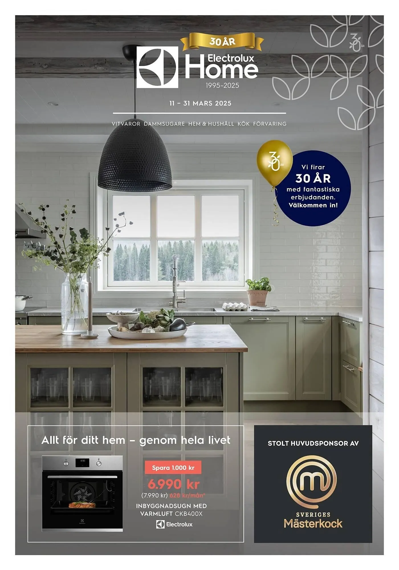 Electrolux Home reklamblad från 11 mars till 31 mars 2025 - Reklamblad sidor 1