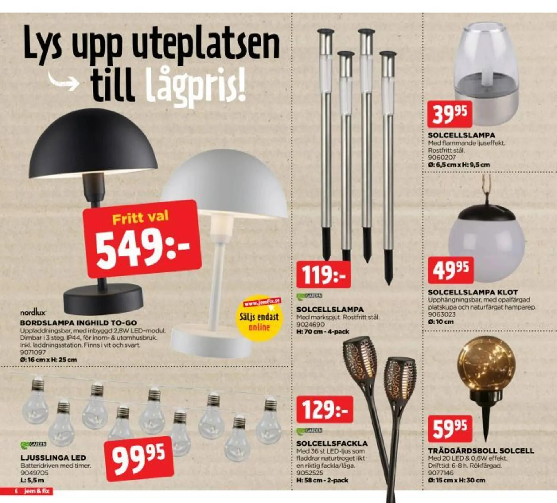 Jem&Fix reklamblad från 21 april till 27 april 2025 - Reklamblad sidor 6