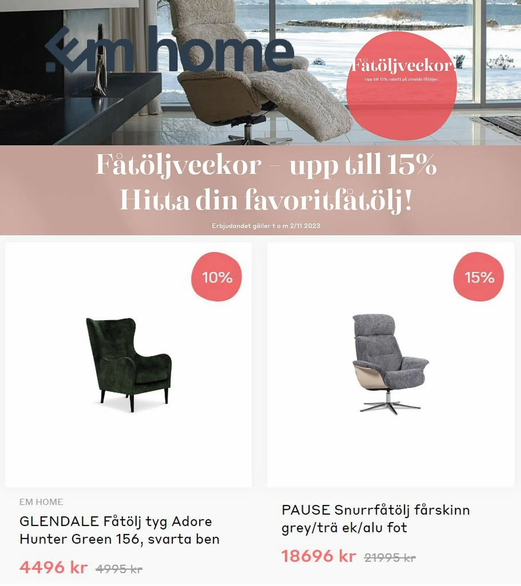EM Home reklamblad från 3 oktober till 2 november 2023 - Reklamblad sidor 8