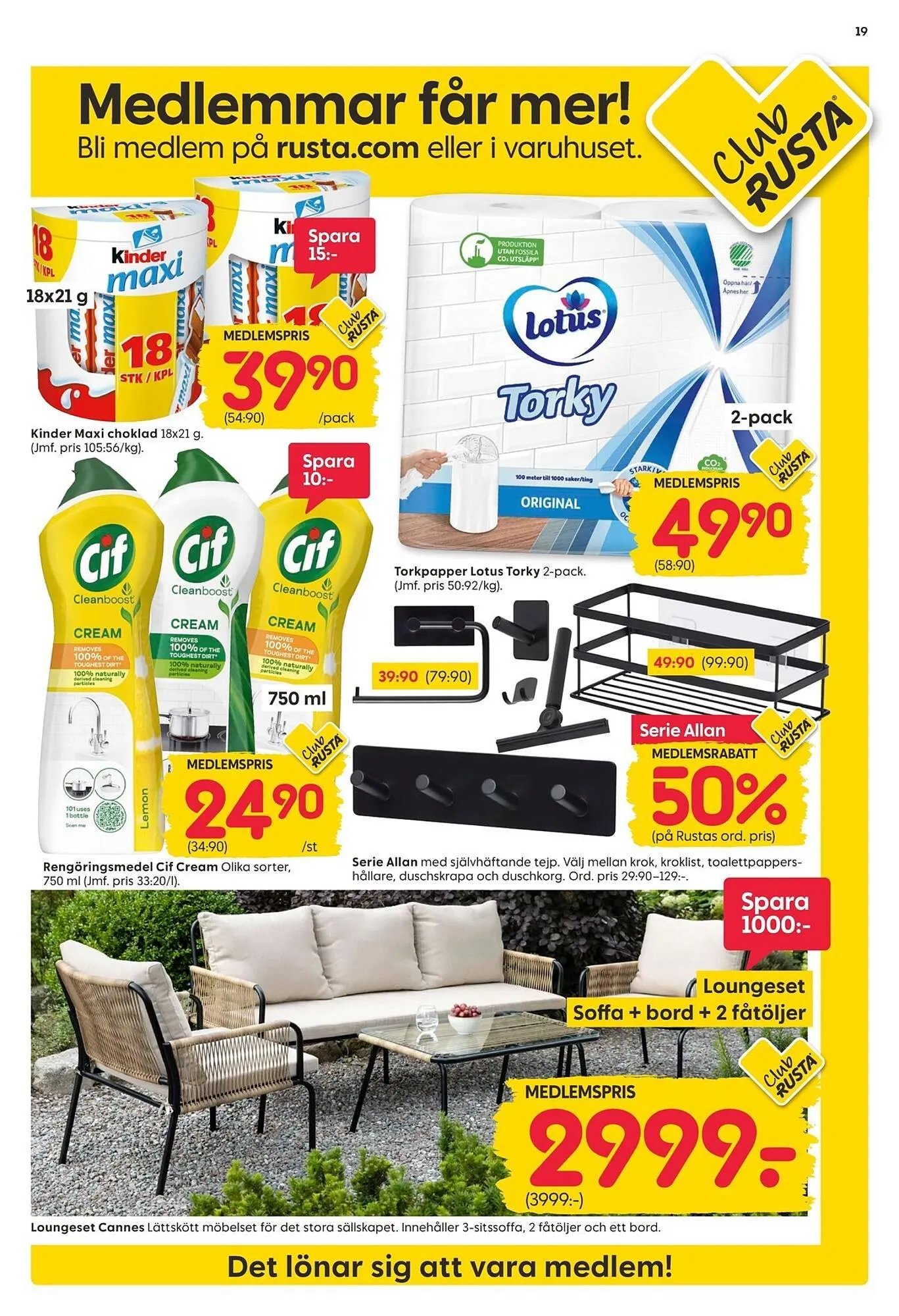 Rusta reklamblad från 4 maj till 10 maj 2026 - Reklamblad sidor 19