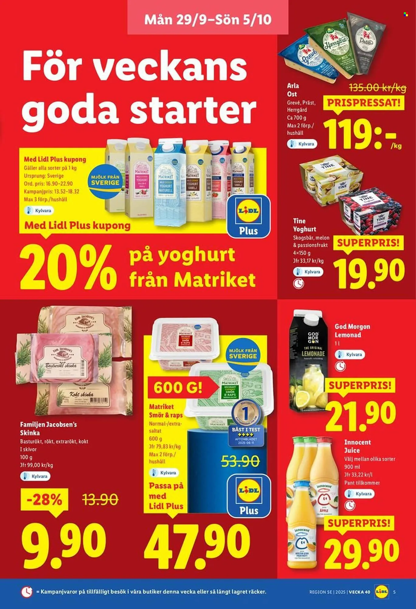 Lidl reklamblad från 29 september till 5 oktober 2025 - Reklamblad sidor 5