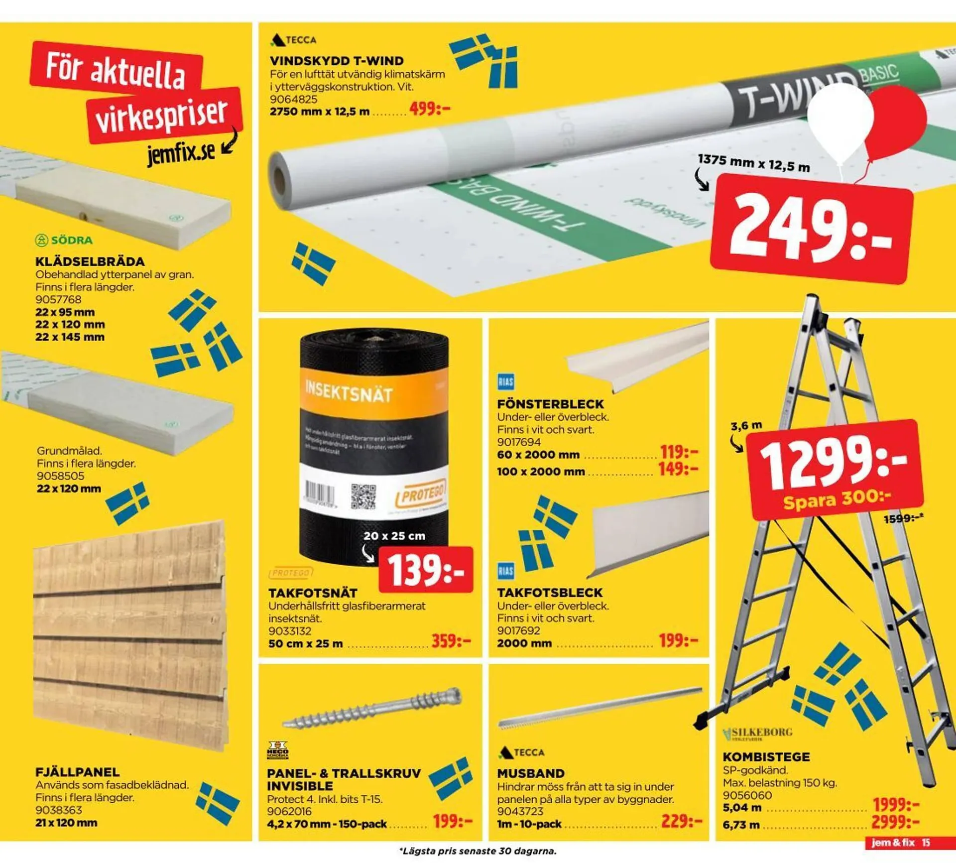 Jem&Fix reklamblad från 7 april till 13 april 2025 - Reklamblad sidor 15