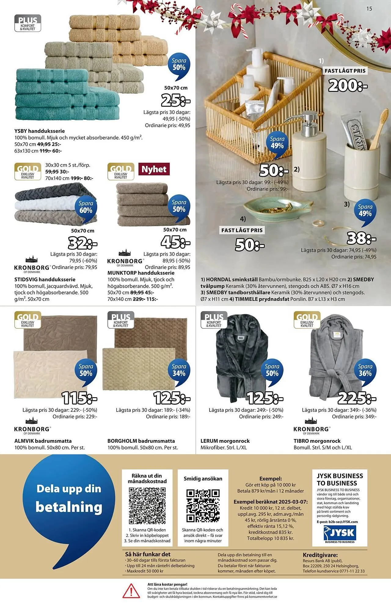 JYSK reklamblad från 3 november till 16 november 2025 - Reklamblad sidor 15