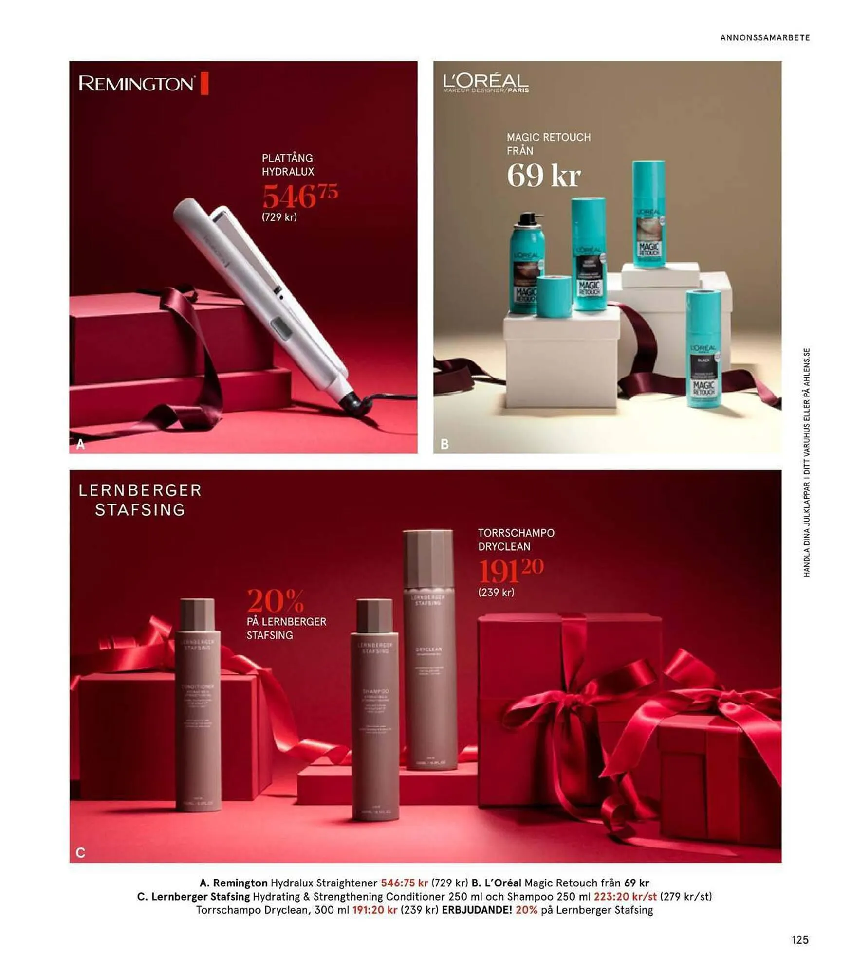 Åhléns reklamblad från 24 november till 24 december 2023 - Reklamblad sidor 125