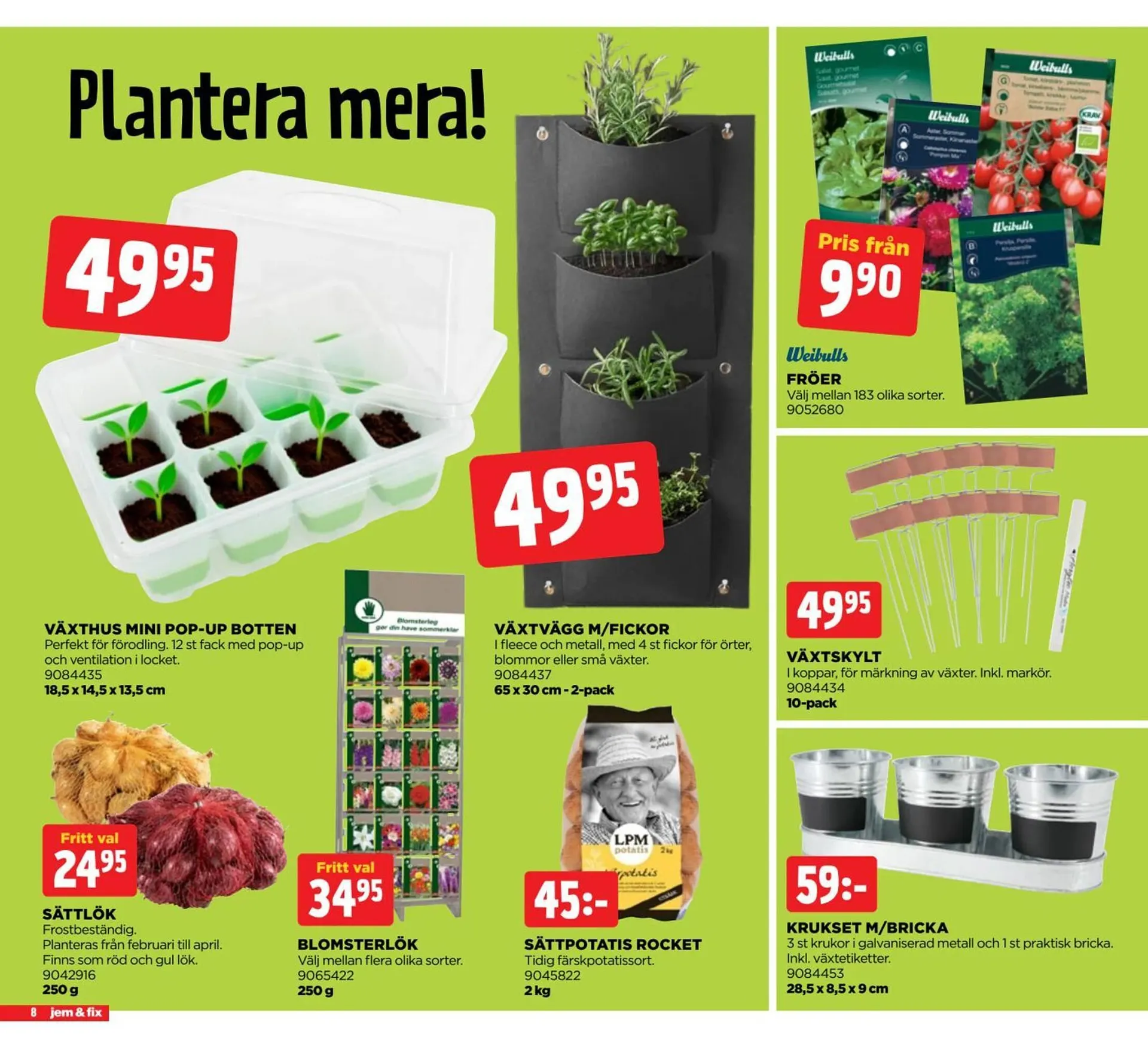 Jem&Fix reklamblad från 16 mars till 30 mars 2026 - Reklamblad sidor 8