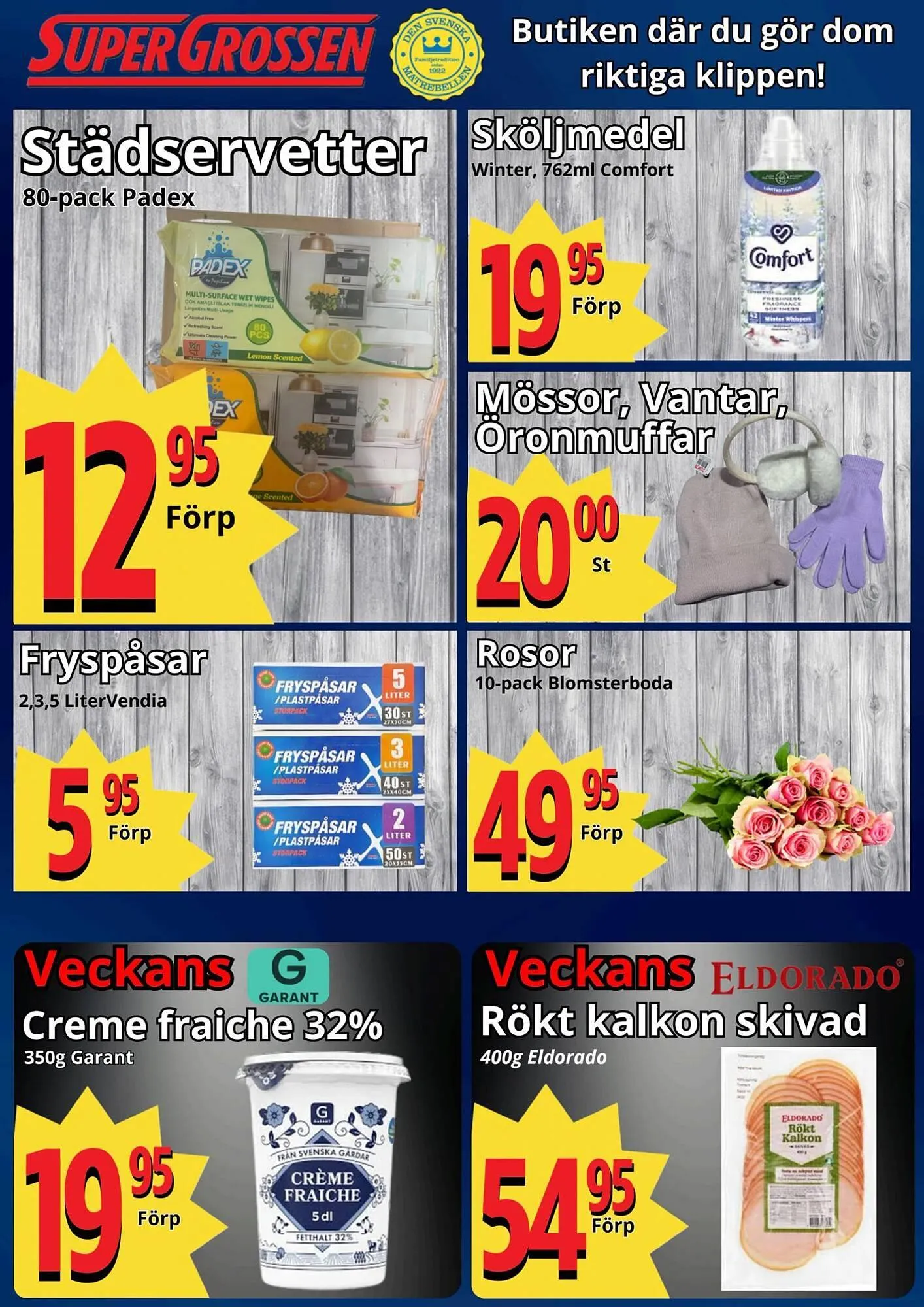 Supergrossen reklamblad från 3 november till 9 november 2025 - Reklamblad sidor 12