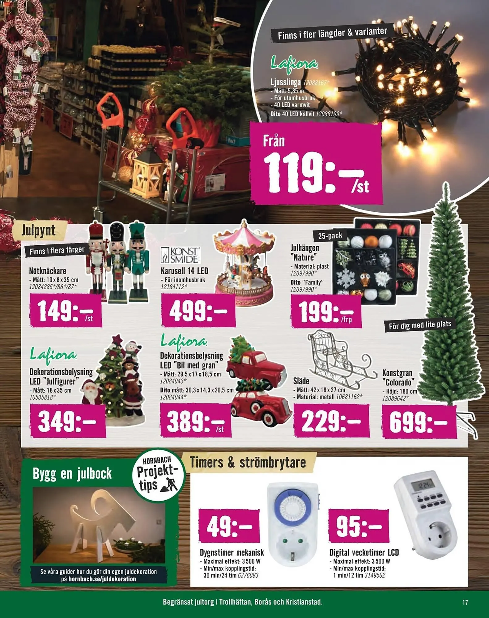 Hornbach reklamblad från 28 oktober till 23 november 2024 - Reklamblad sidor 17