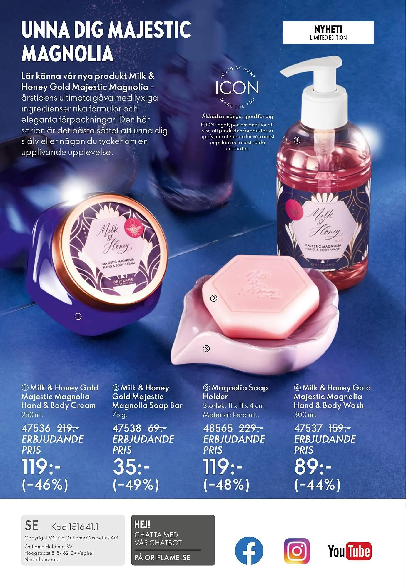 Oriflame reklamblad från 29 oktober till 18 november 2025 - Reklamblad sidor 148