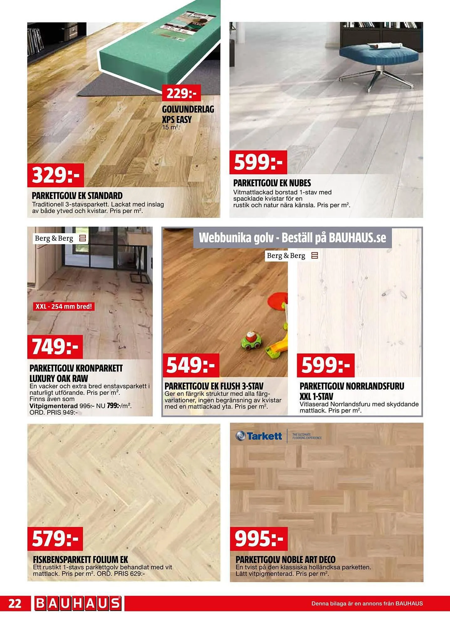Bauhaus reklamblad från 1 oktober till 15 oktober 2023 - Reklamblad sidor 22
