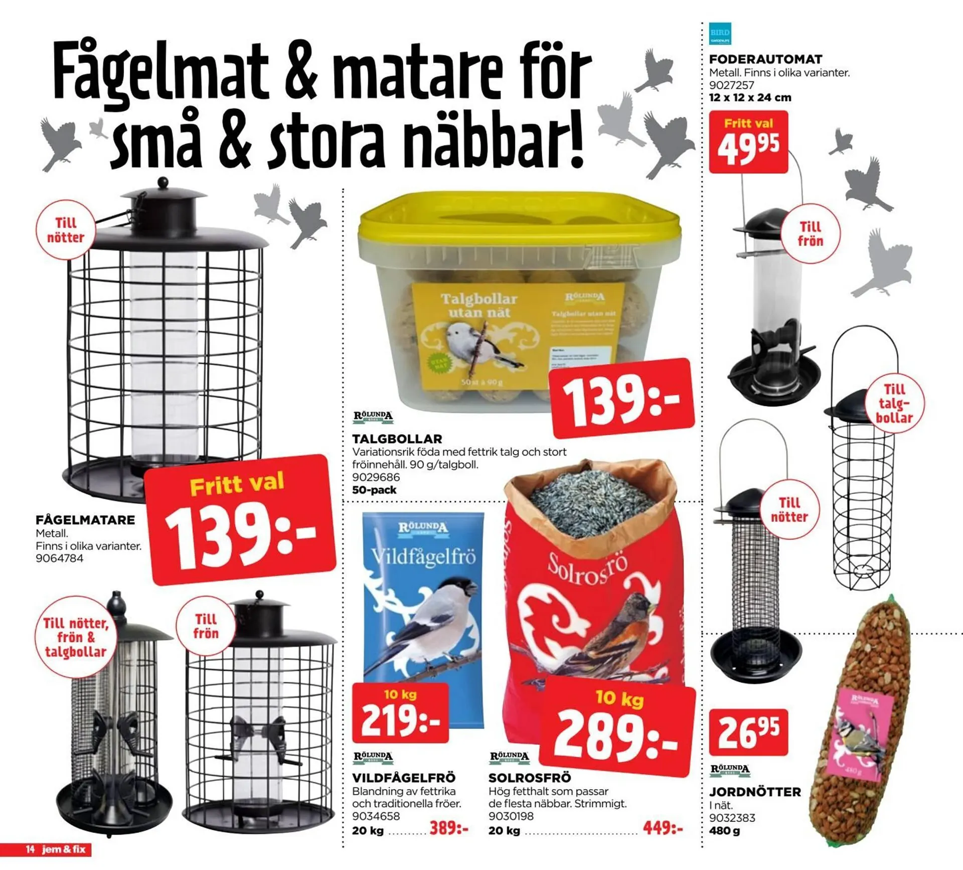 Jem&Fix reklamblad från 22 september till 6 oktober 2025 - Reklamblad sidor 14