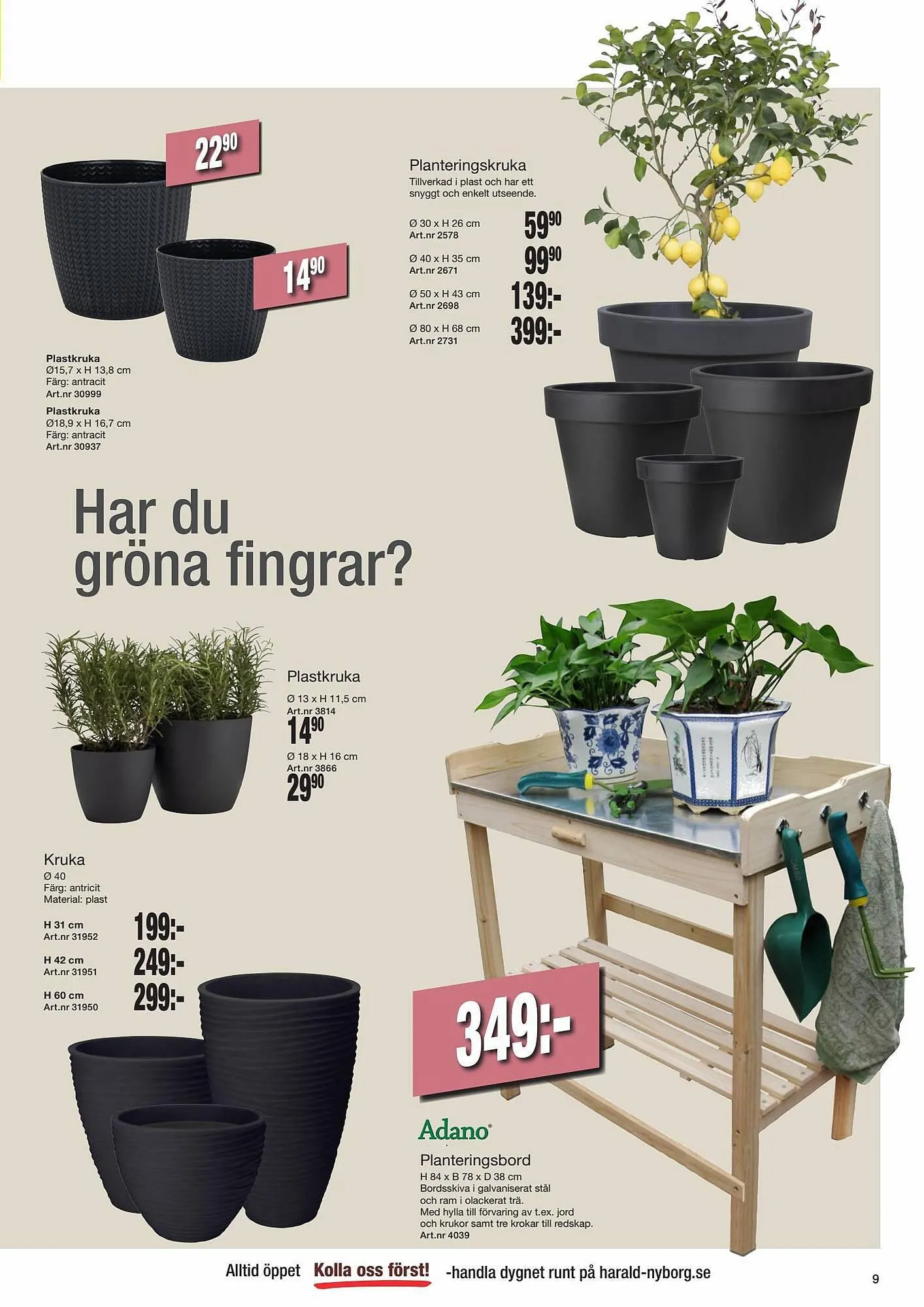 Harald Nyborg reklamblad från 11 juni till 31 oktober 2023 - Reklamblad sidor 9