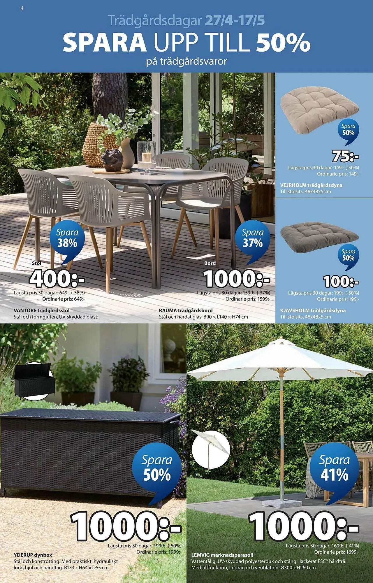 JYSK reklamblad från 27 april till 18 maj 2026 - Reklamblad sidor 4