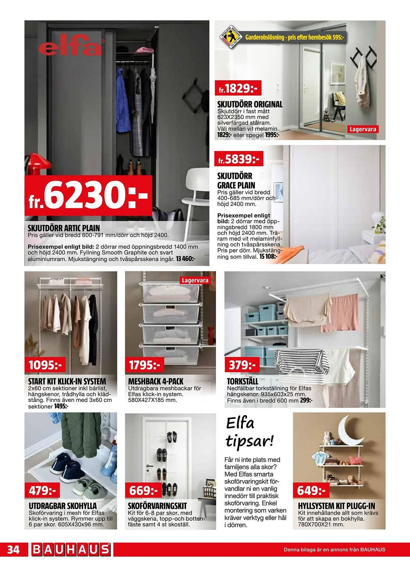 Bauhaus reklamblad från 1 oktober till 15 oktober 2023 - Reklamblad sidor 34