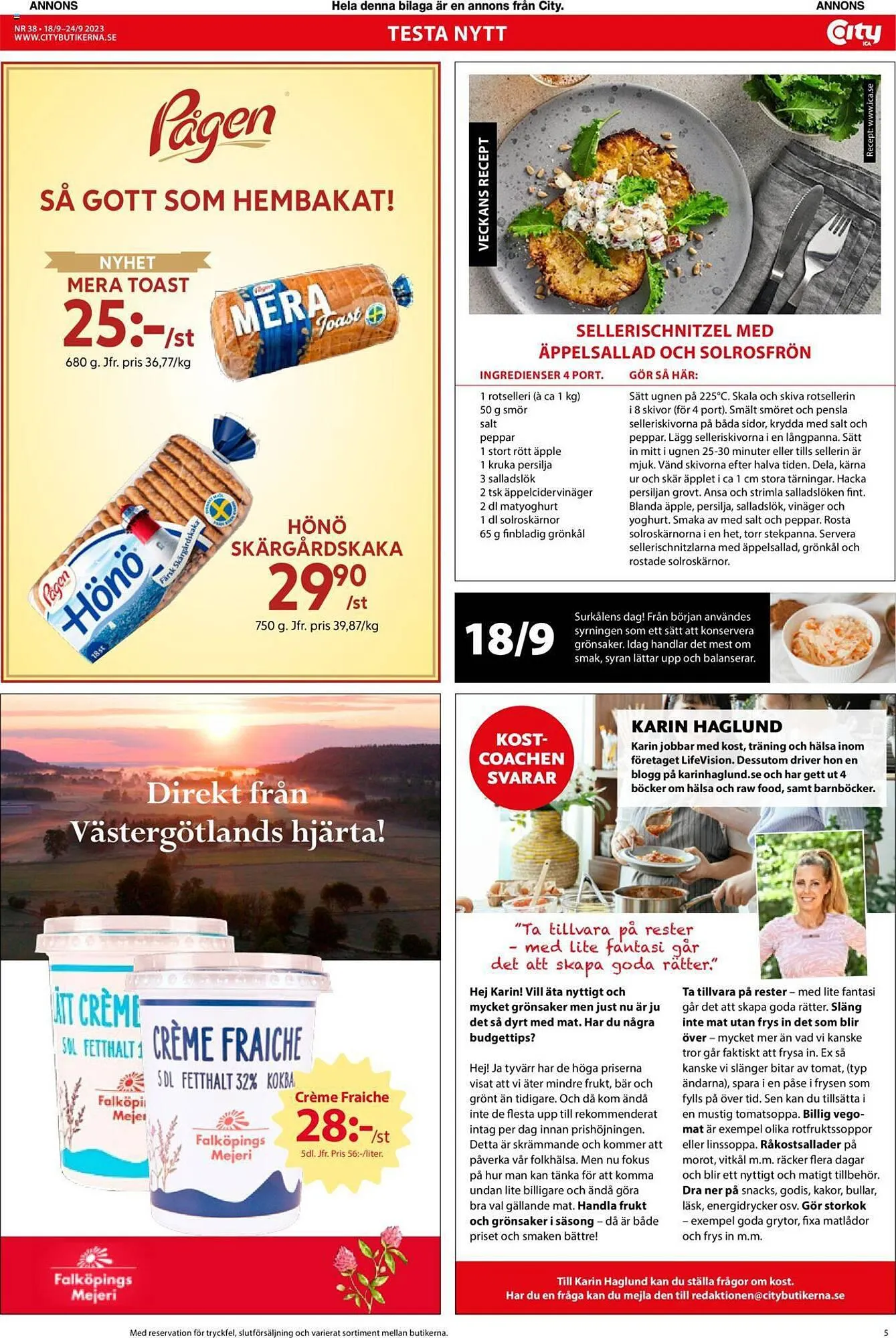 ICA Kvantum reklamblad från 18 september till 24 september 2023 - Reklamblad sidor 5