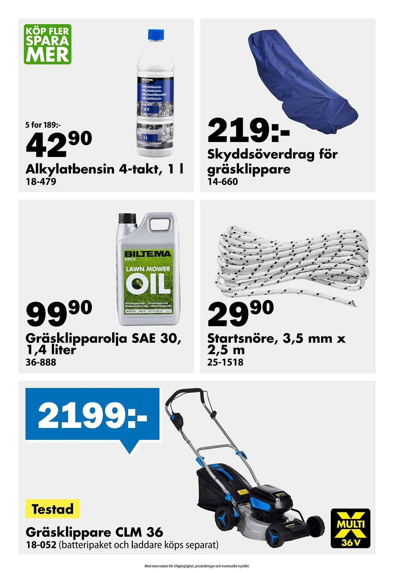 Biltema reklamblad från 24 april till 25 maj 2026 - Reklamblad sidor 15