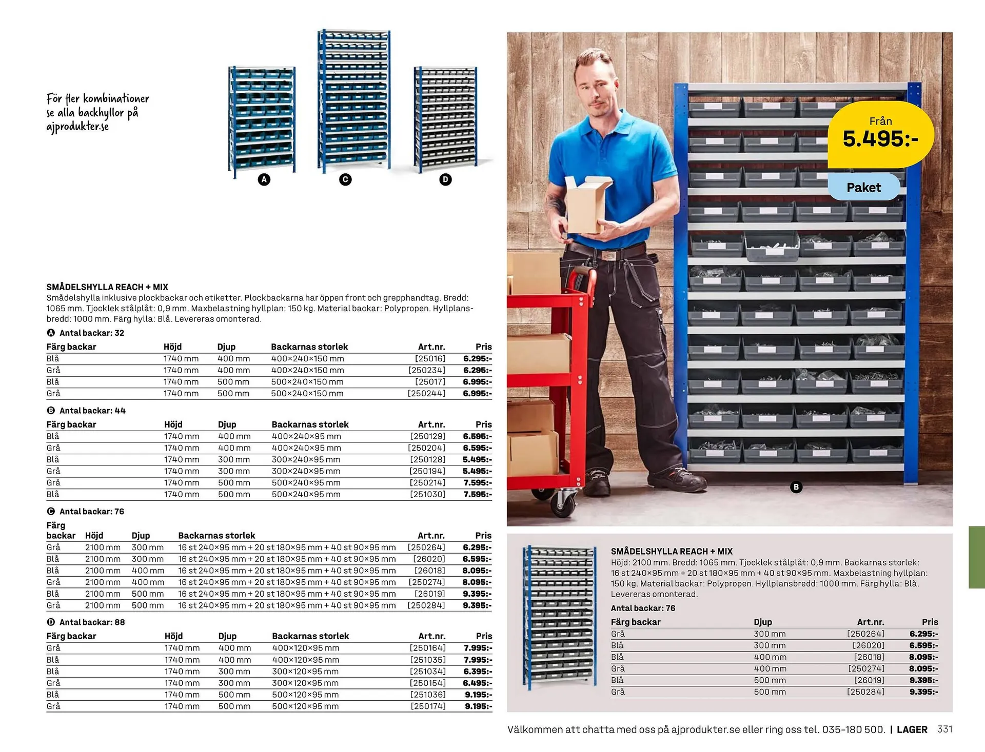 AJ Produkter reklamblad från 1 januari till 31 december 2025 - Reklamblad sidor 331