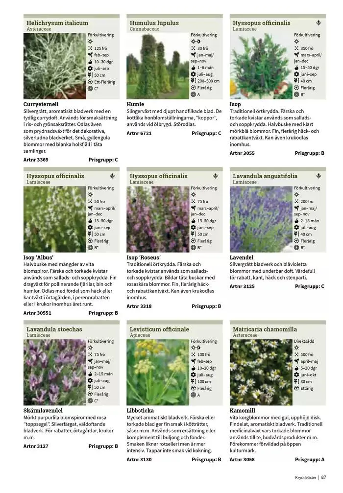 Frökatalog 2025! från 23 januari till 31 december 2025 - Reklamblad sidor 87