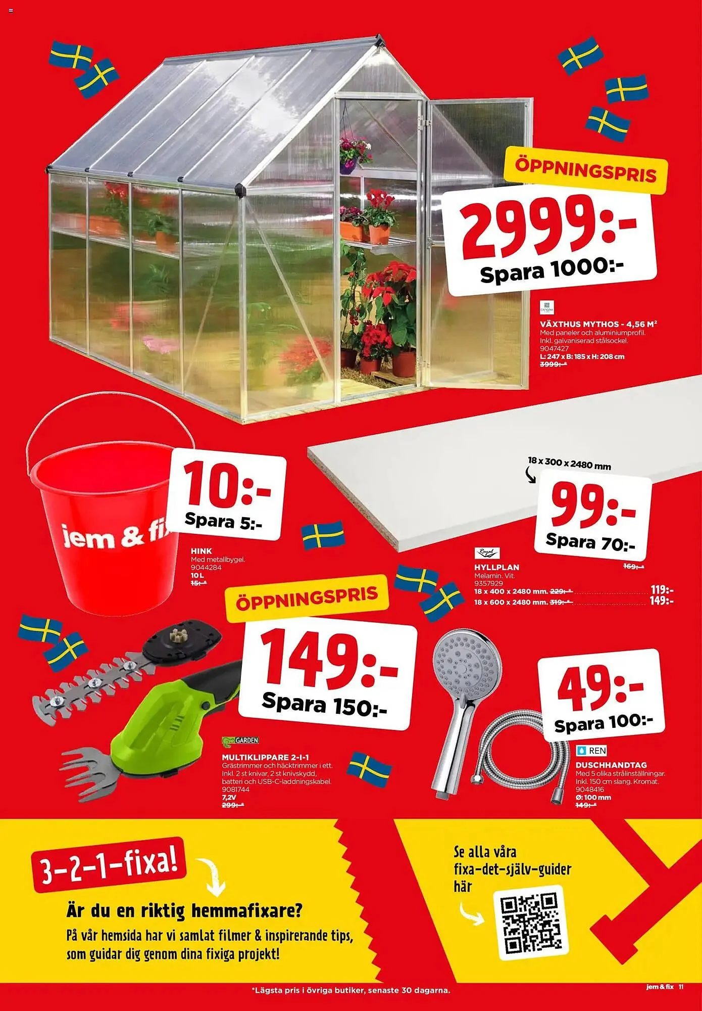 Jem&Fix reklamblad från 5 maj till 10 maj 2026 - Reklamblad sidor 11