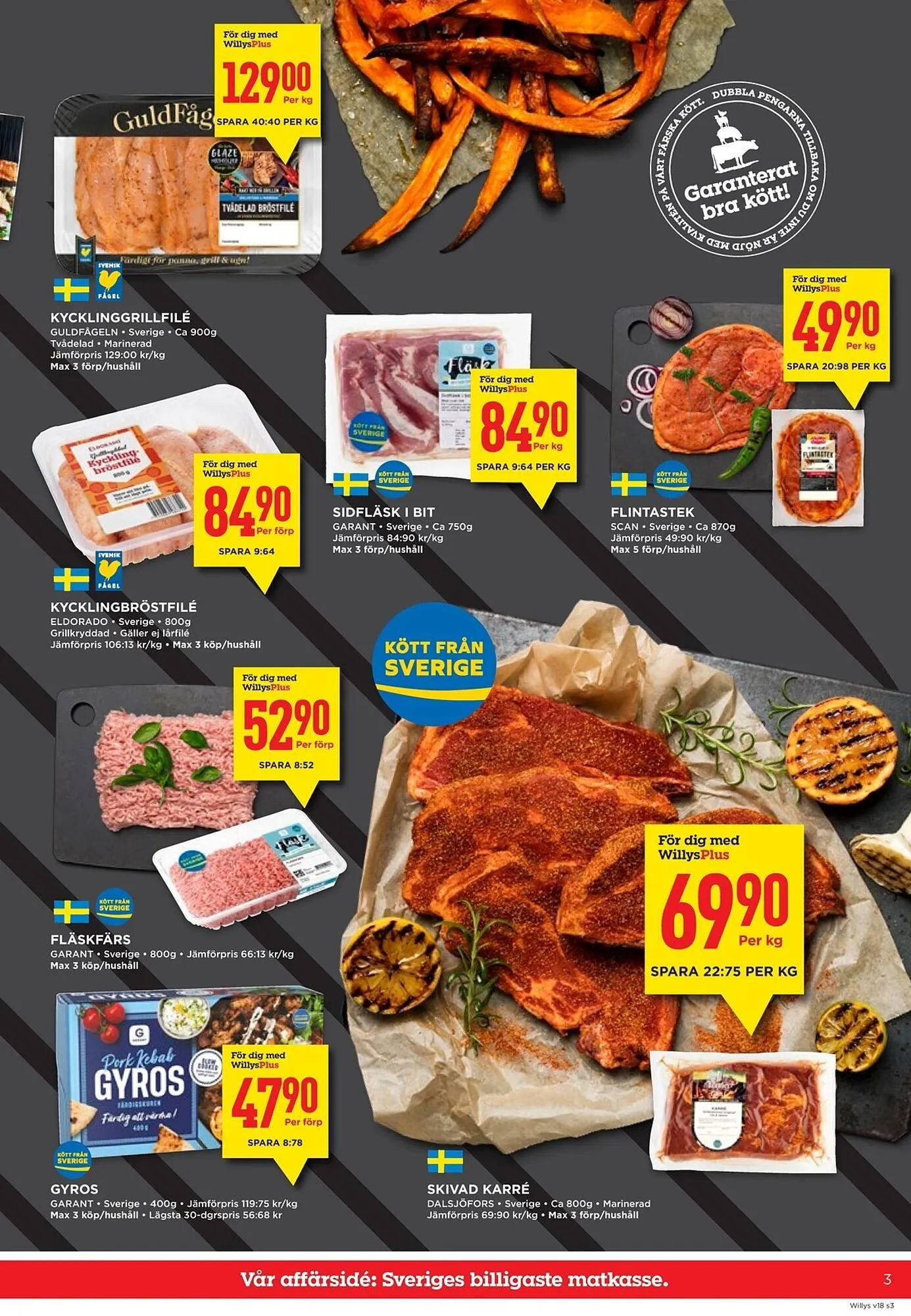 Willys reklamblad från 27 april till 3 maj 2026 - Reklamblad sidor 3