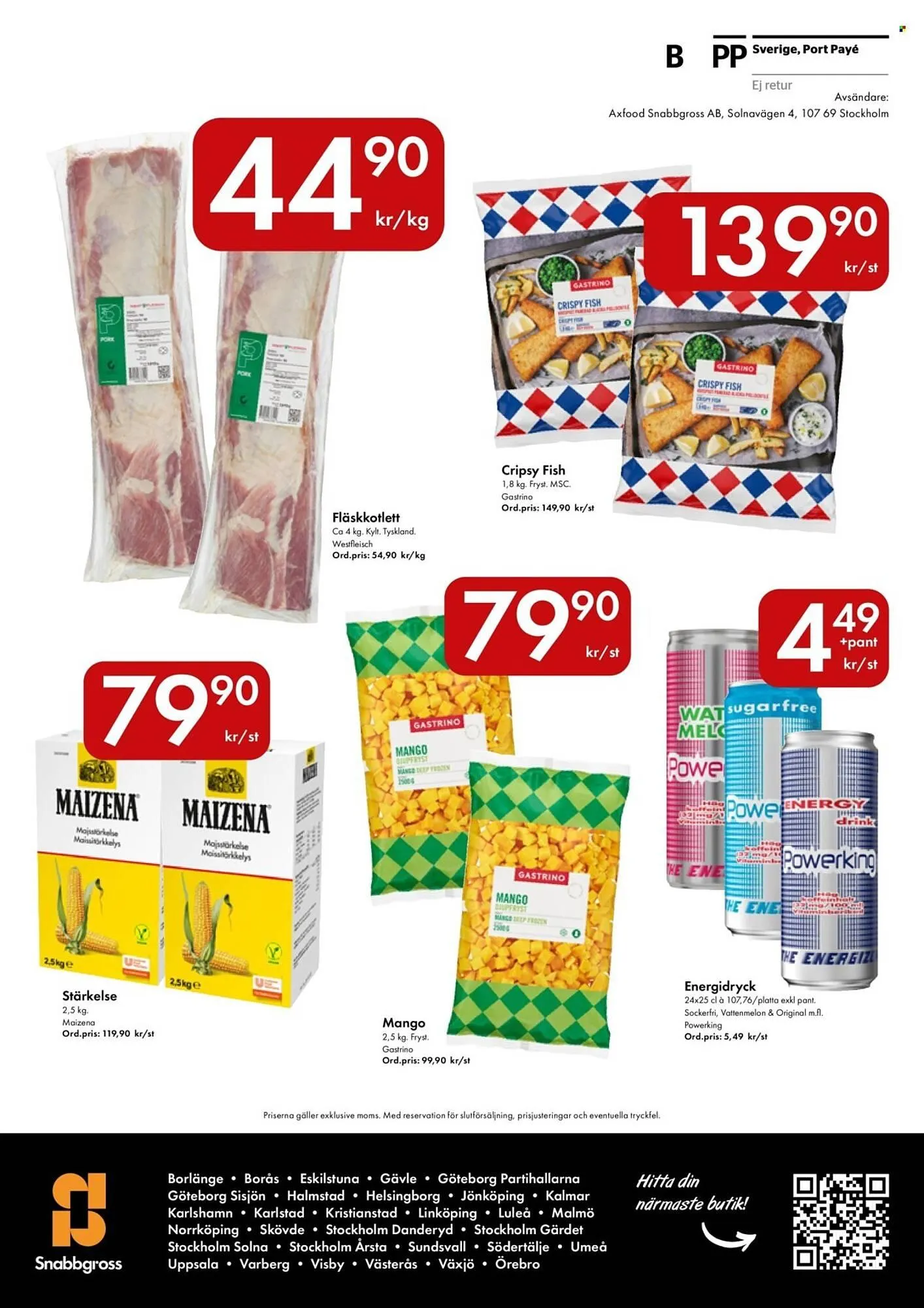 Snabbgross reklamblad från 23 februari till 8 mars 2026 - Reklamblad sidor 16