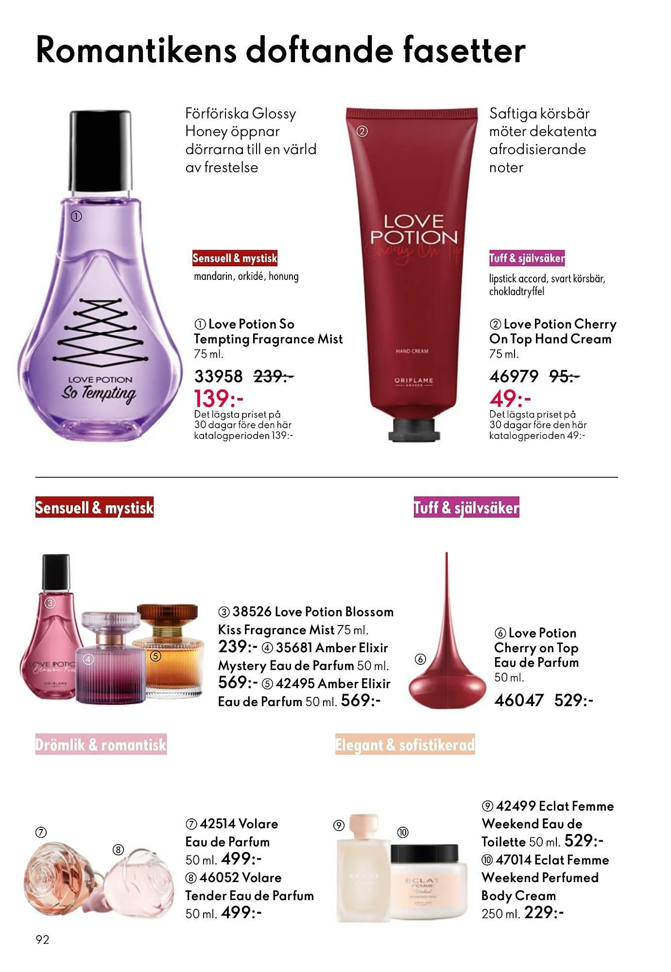 Oriflame reklamblad från 14 september till 7 oktober 2025 - Reklamblad sidor 92