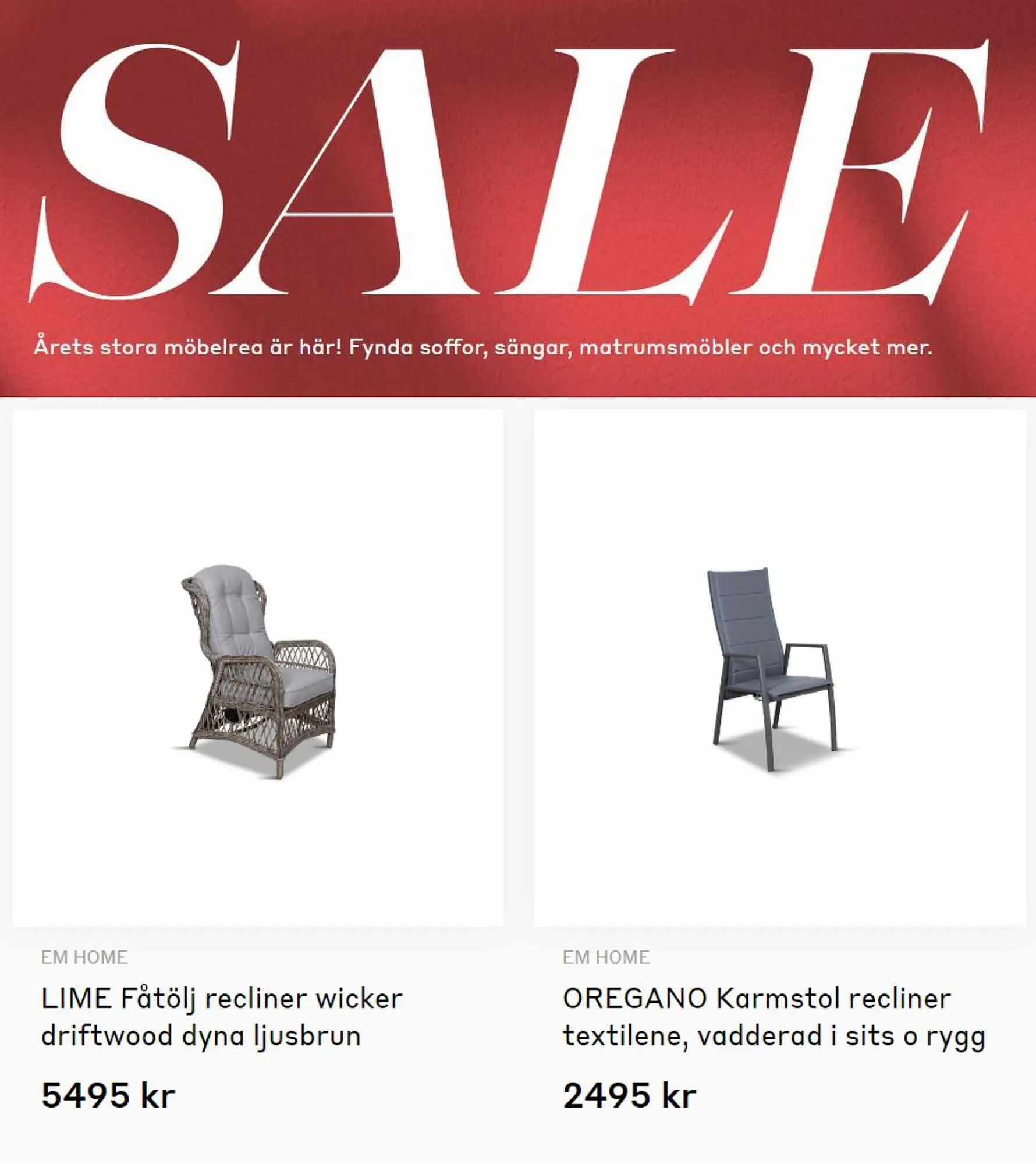 EM Home reklamblad från 25 juni till 29 juli 2023 - Reklamblad sidor 12