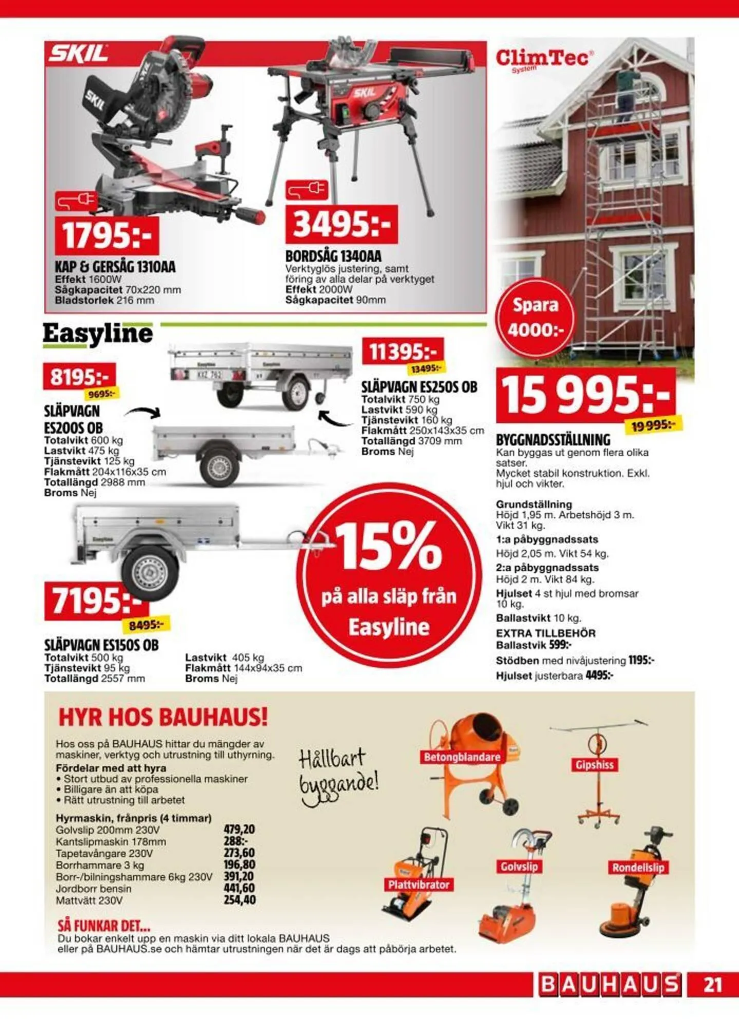 Bauhaus reklamblad från 26 maj till 15 juni 2025 - Reklamblad sidor 21