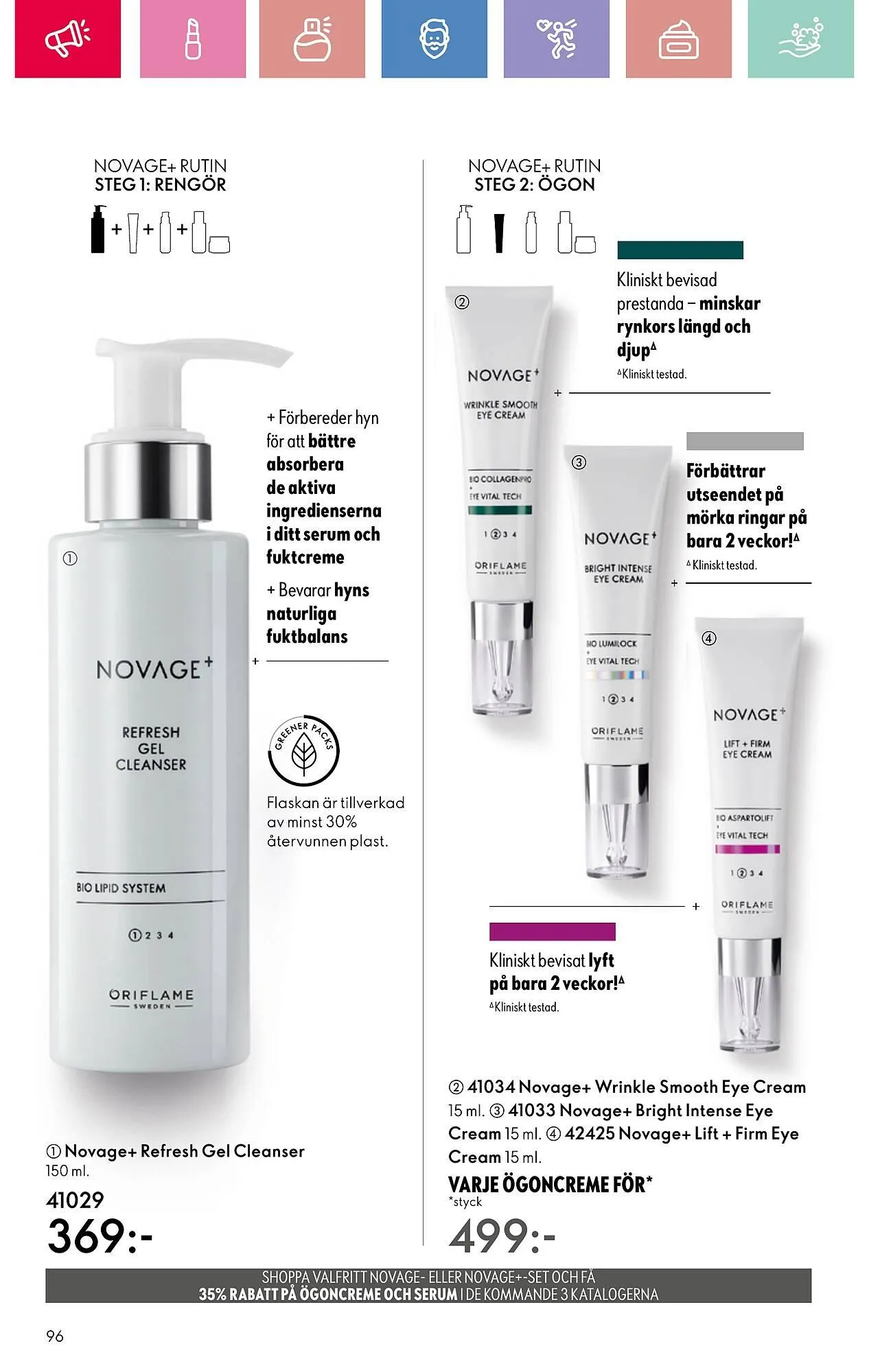 Oriflame reklamblad från 26 januari till 15 februari 2025 - Reklamblad sidor 96