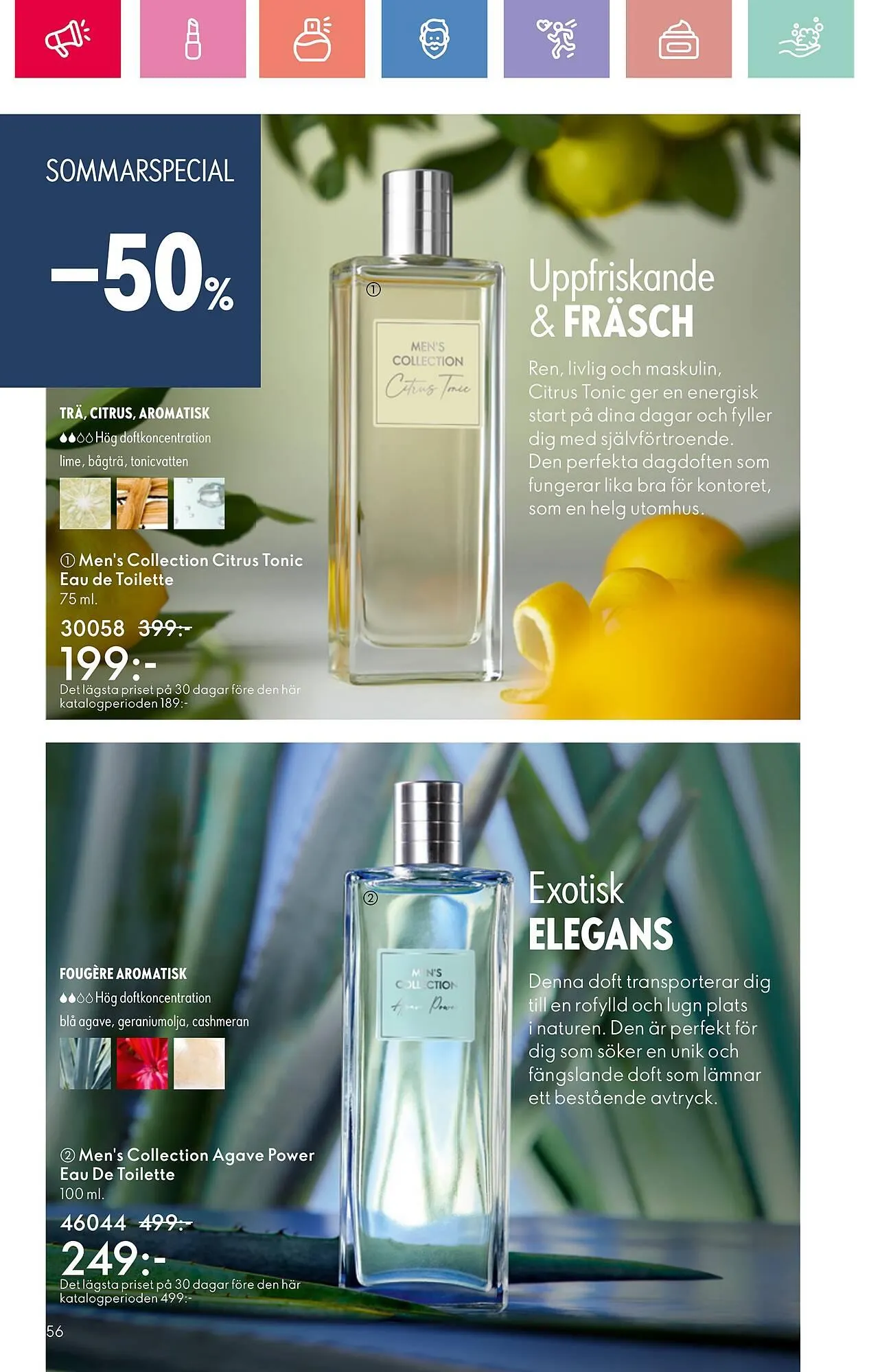 Oriflame reklamblad från 22 juni till 12 juli 2025 - Reklamblad sidor 56