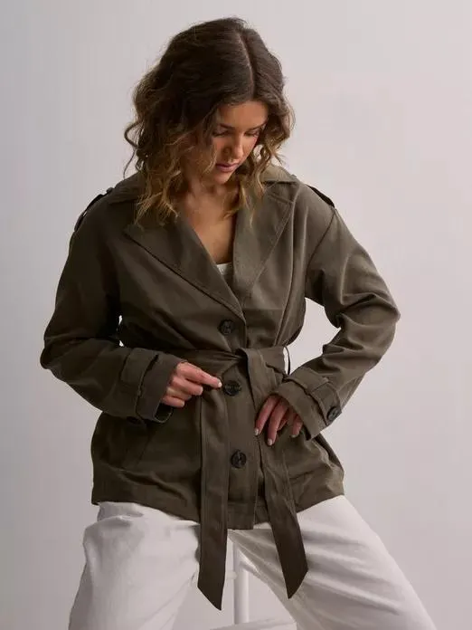ONLLINE SHORT TRENCHCOAT OTW NOOS