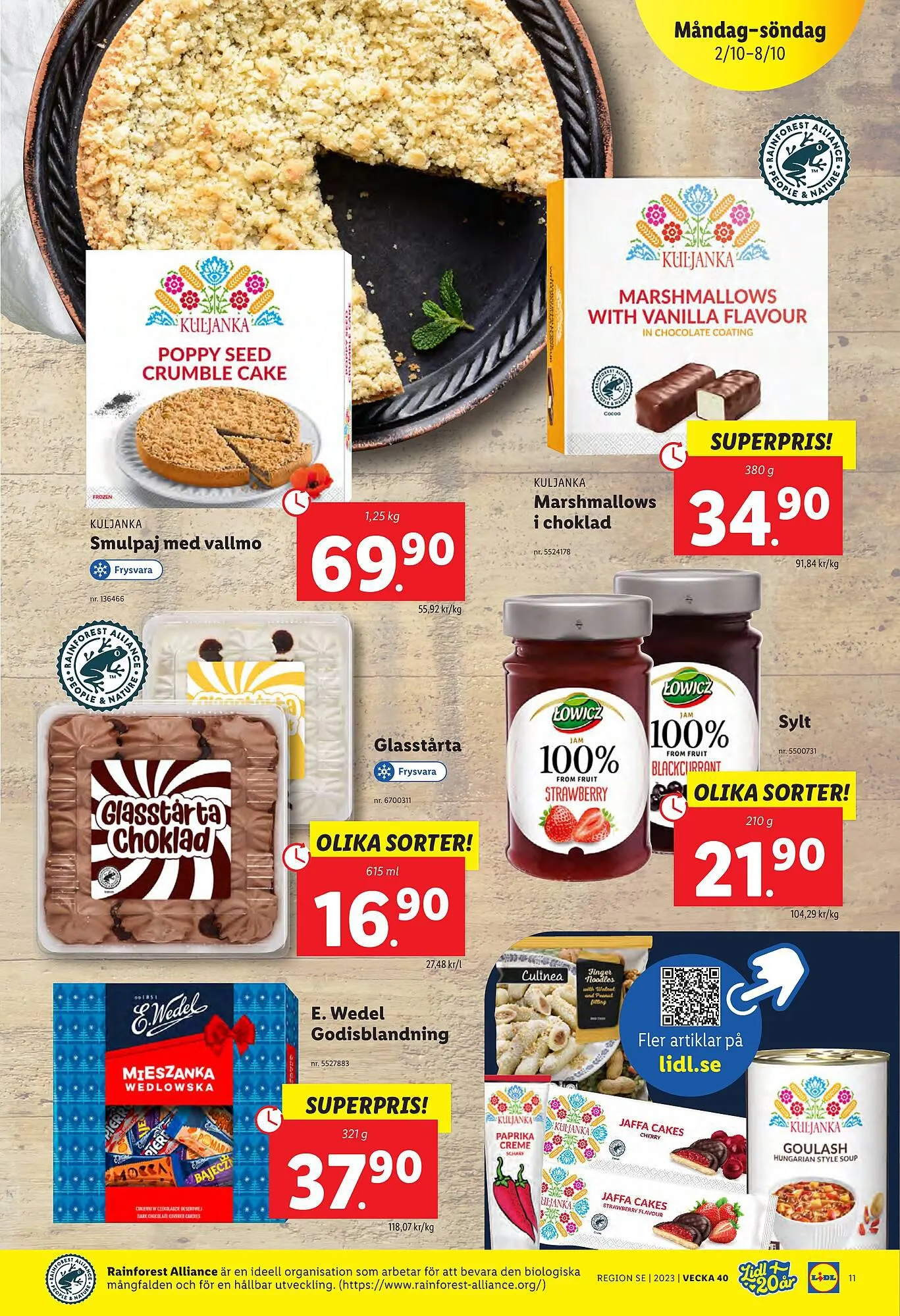 Lidl reklamblad från 2 oktober till 8 oktober 2023 - Reklamblad sidor 11