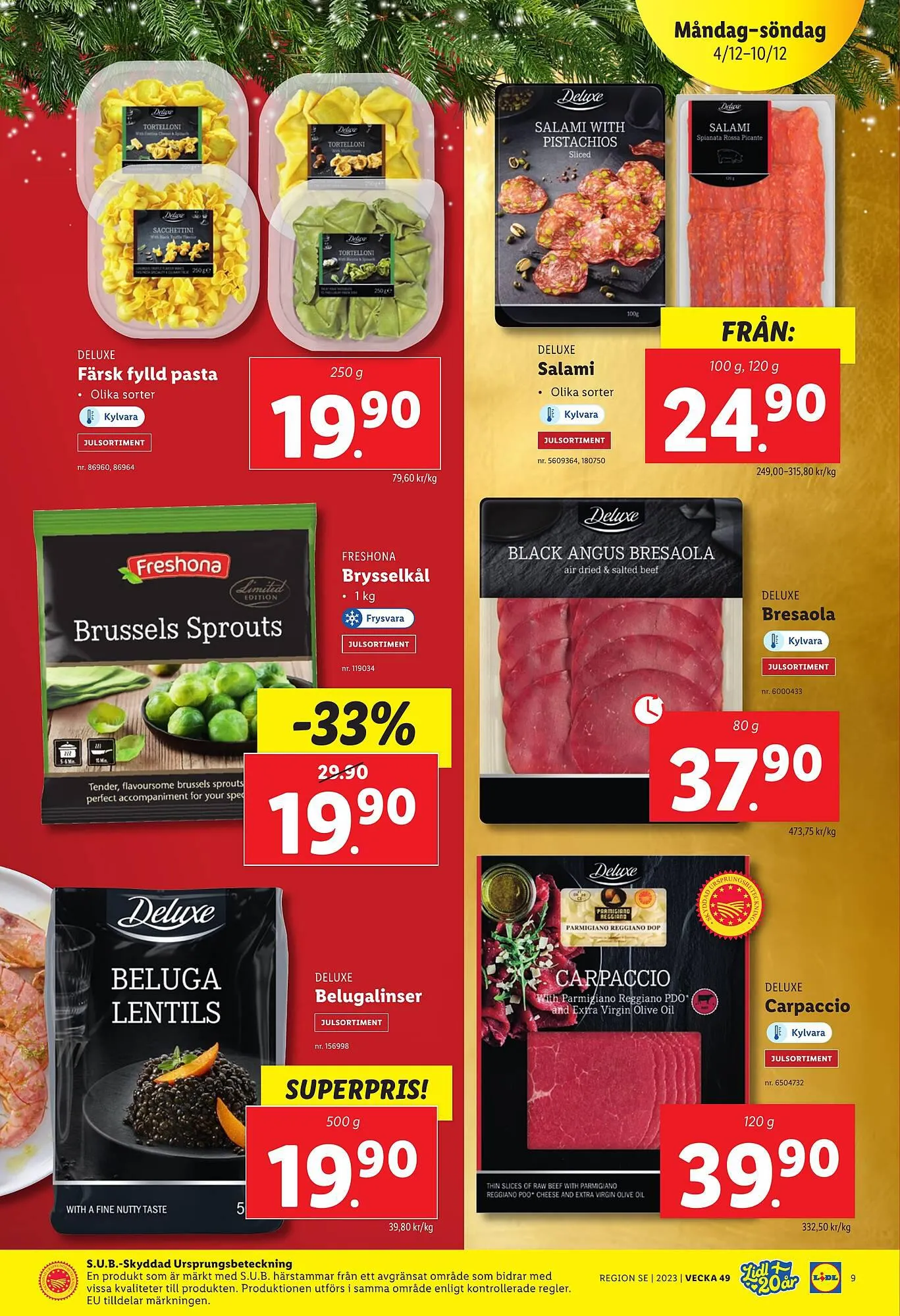 Lidl reklamblad från 4 december till 10 december 2023 - Reklamblad sidor 9