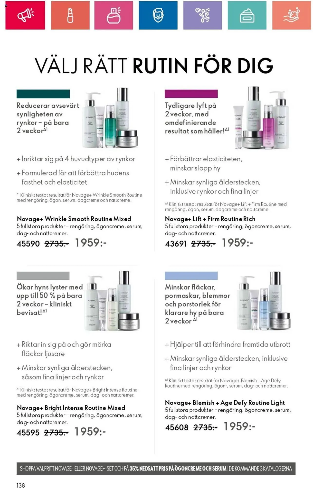 Oriflame reklamblad från 12 september till 2 oktober 2024 - Reklamblad sidor 138