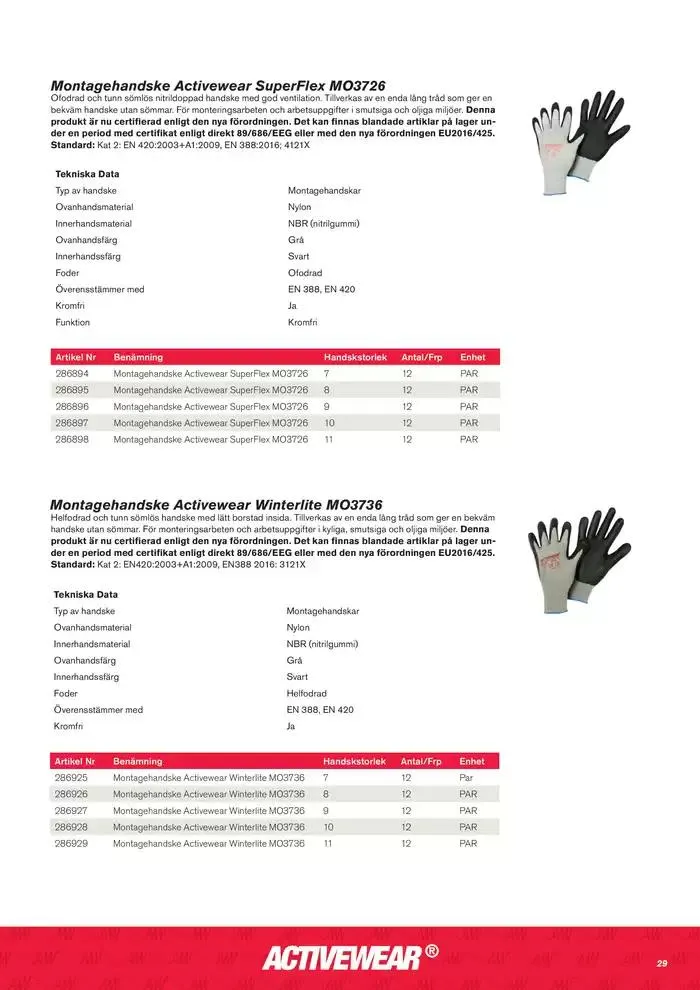 Activewear från 30 oktober till 13 november 2024 - Reklamblad sidor 31