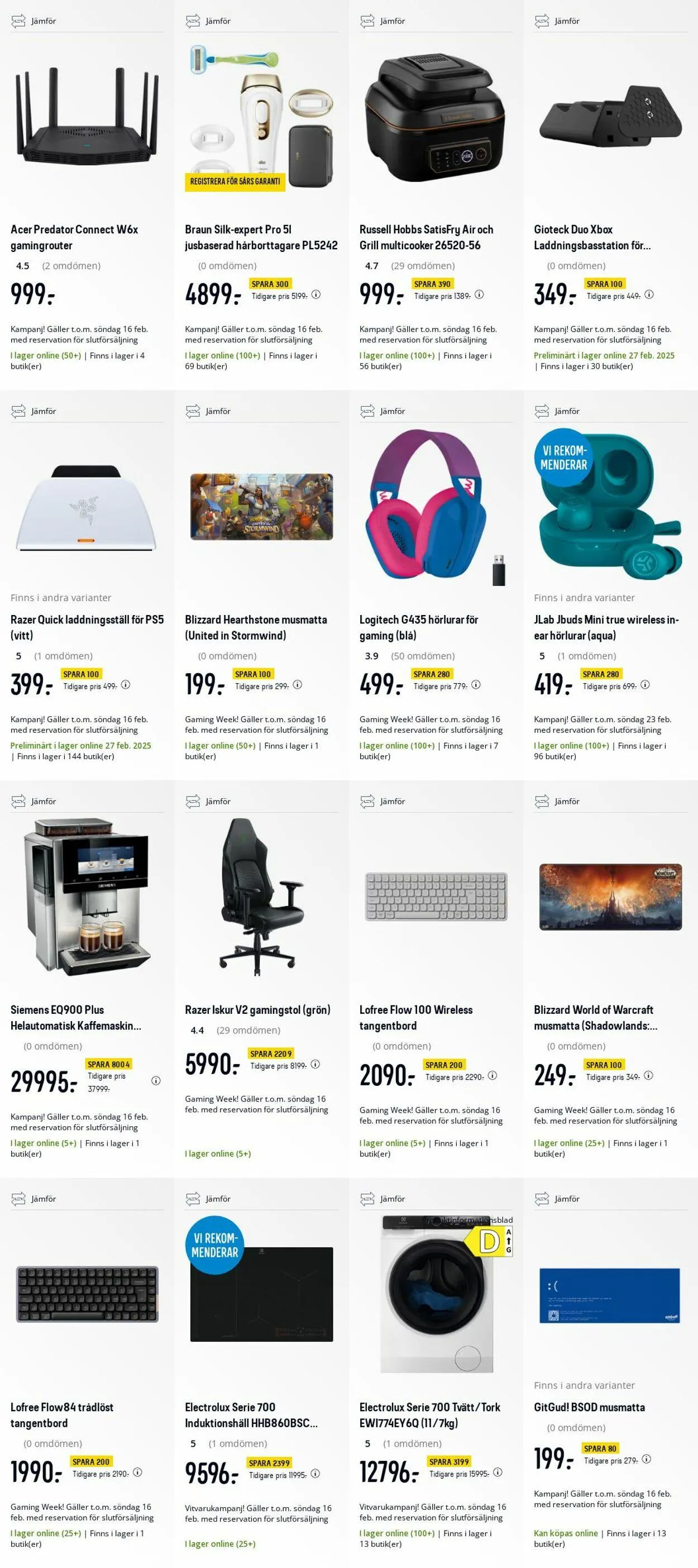 Elgiganten från 10 februari till 16 februari 2025 - Reklamblad sidor 22