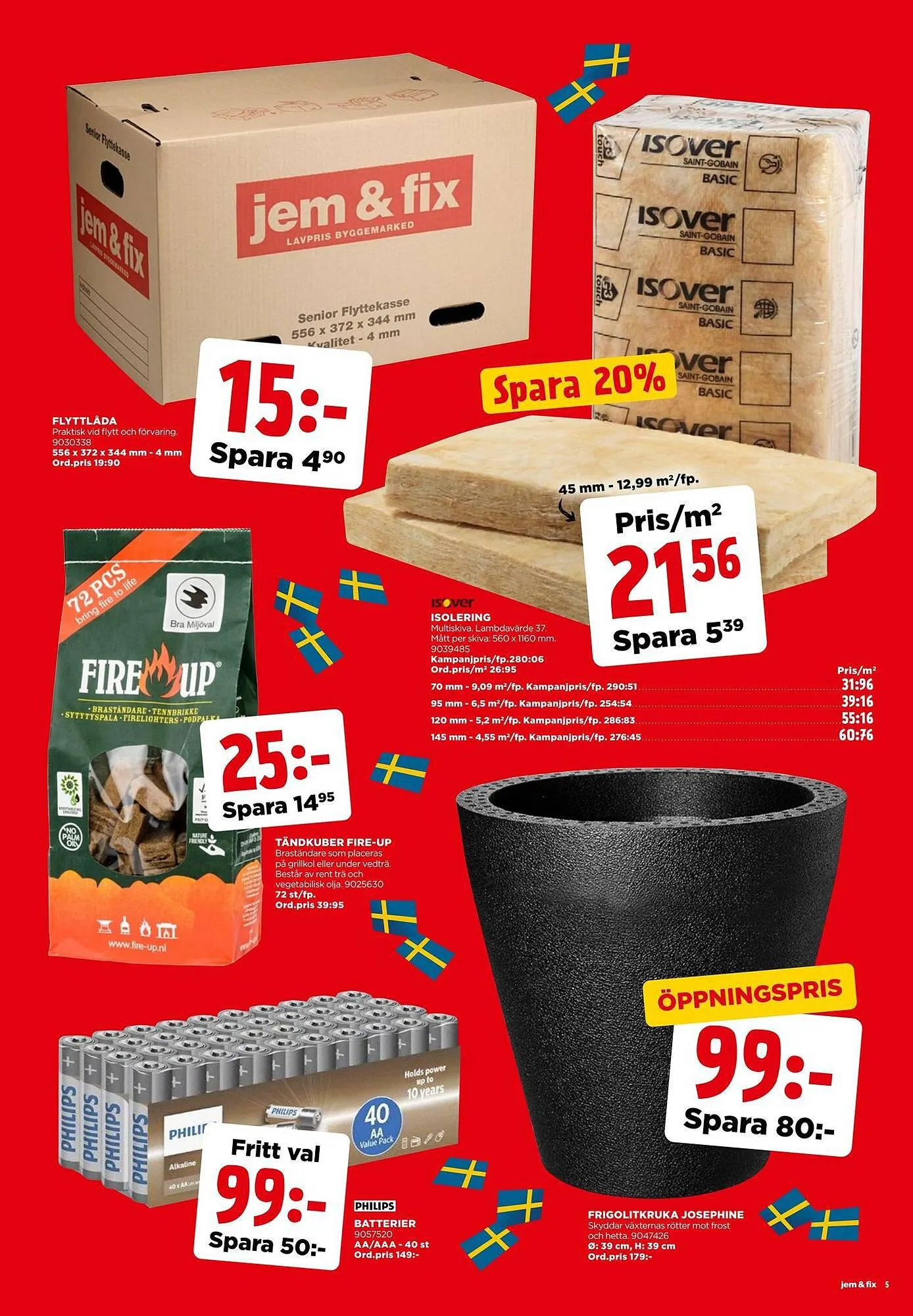 Jem&Fix reklamblad från 22 november till 26 november 2023 - Reklamblad sidor 5