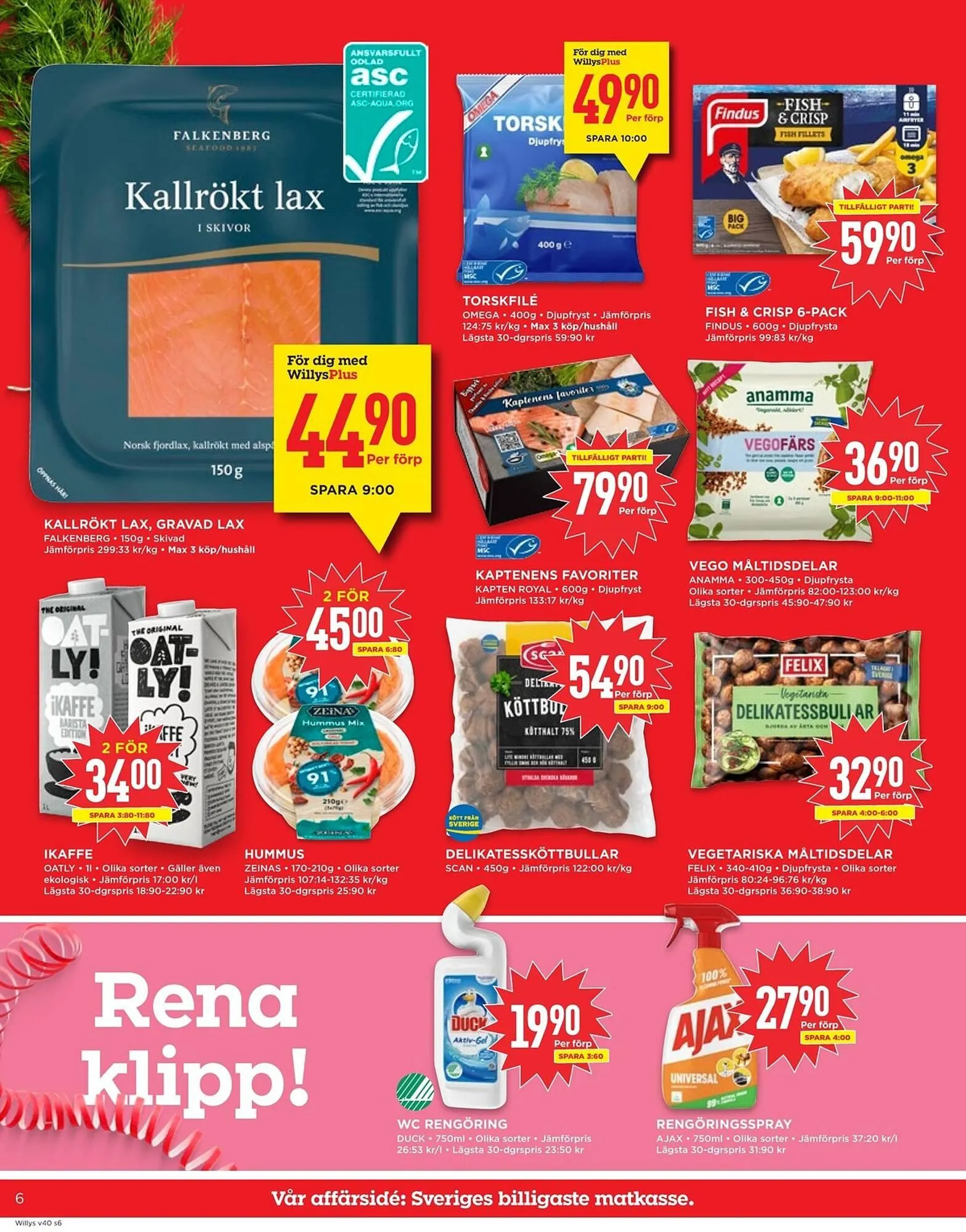 Willys reklamblad från 29 september till 5 oktober 2025 - Reklamblad sidor 6