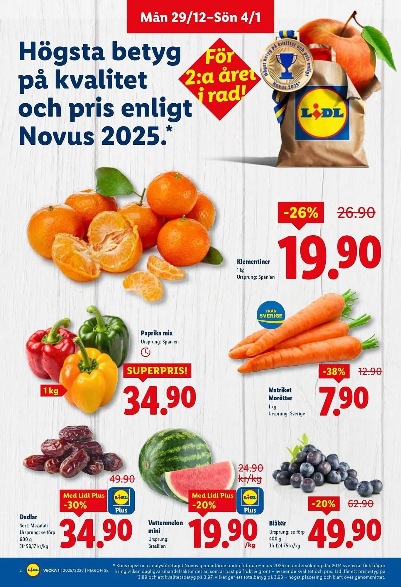 Lidl reklamblad från 29 december till 4 januari 2026 - Reklamblad sidor 2