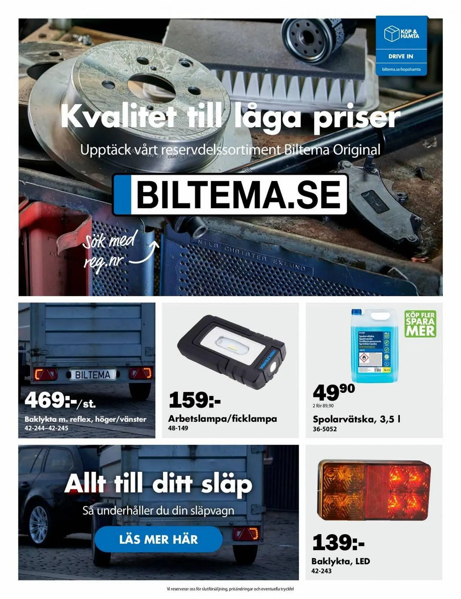 Biltema reklamblad från 25 september till 9 oktober 2023 - Reklamblad sidor 12