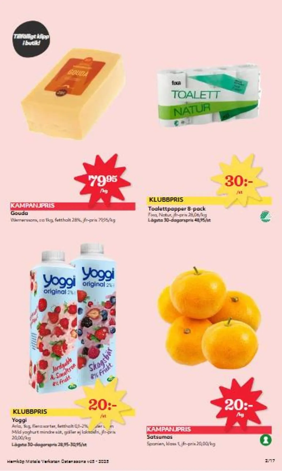 Hemköp reklamblad från 3 november till 9 november 2025 - Reklamblad sidor 2